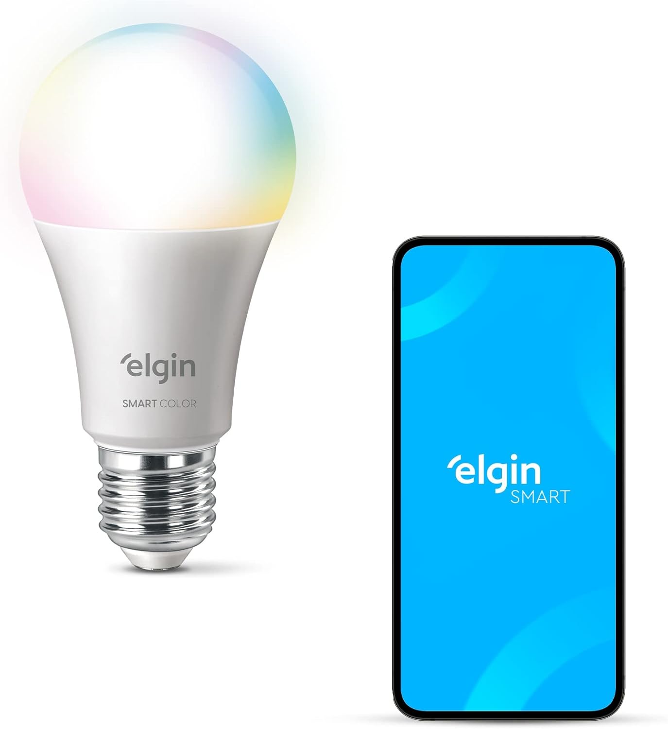 Lâmpada Inteligente Smart Color 10W Elgin